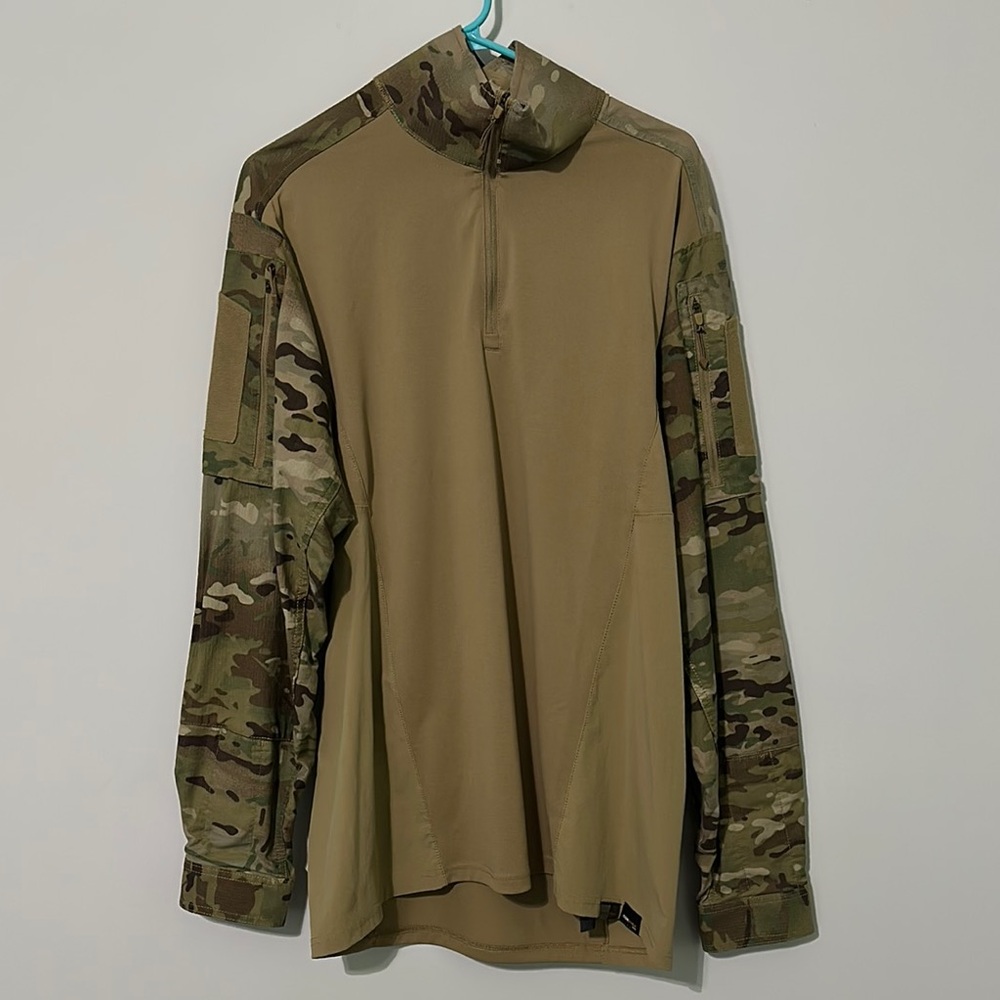 Tan and Green Military Field Jacket Tactical Style